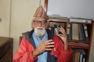 He was only the third person to receive honorary citizenship of Nepal