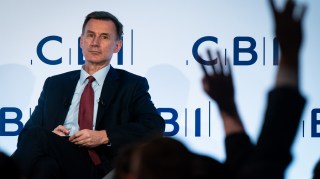 Jeremy Hunt took questions at the CBI’s latest conference, at which he gave hints about his autumn statement