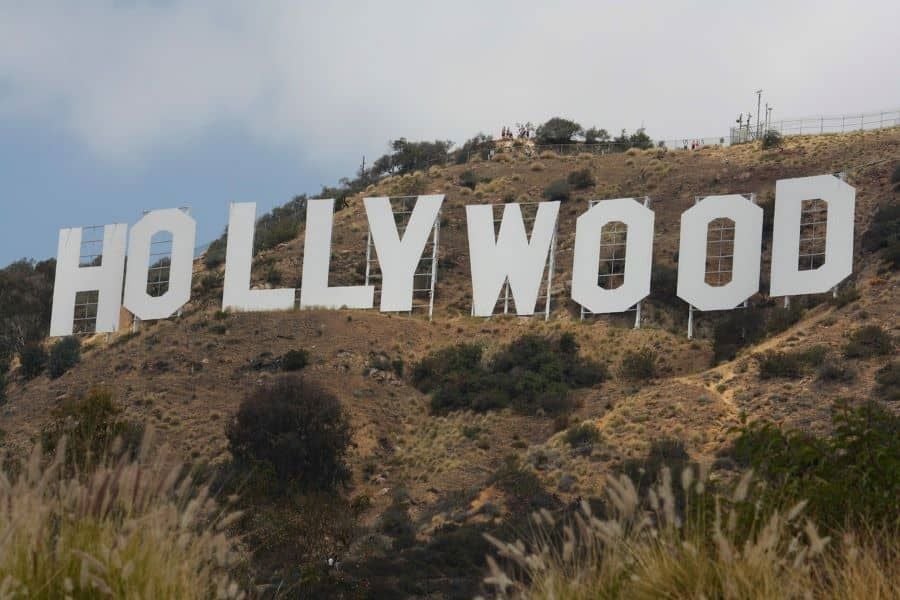 Pun examples from the movies Hollywood sign image